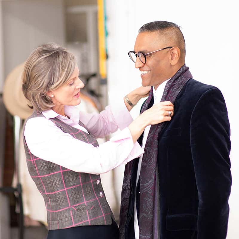 adding-a-scarf-David